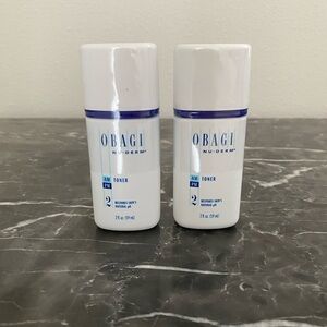 Obagi Nu-Derm Toner duo, ideal for all skin types. 2 Oz size